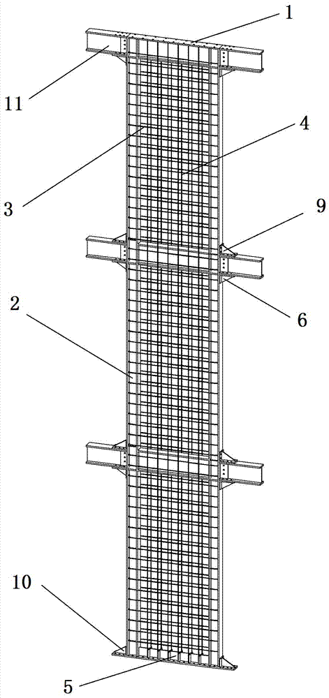 一种多层预制型钢混凝土剪力墙结构及其制备和施工方法与流程