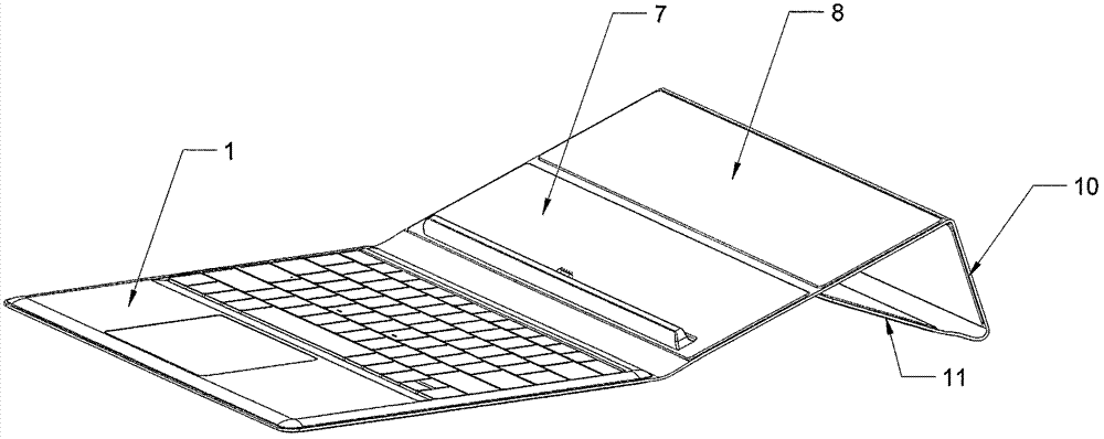 具有键盘的平板保护套的制作方法