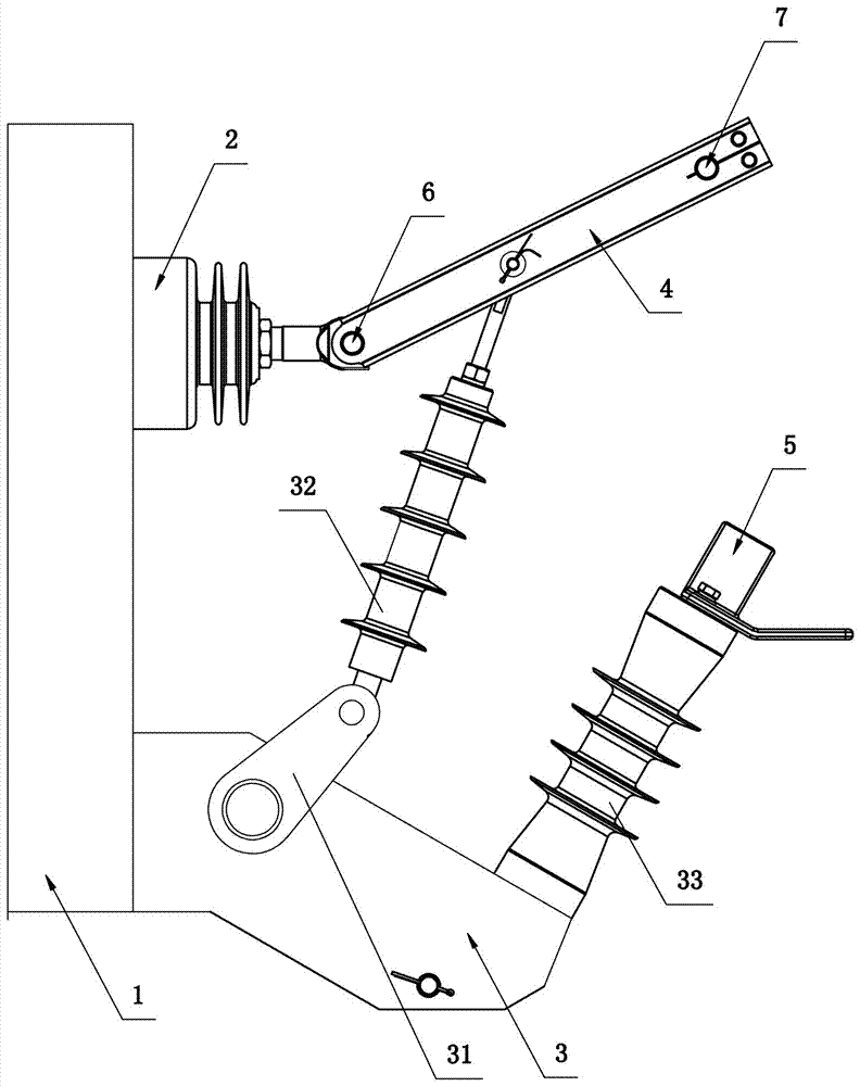 一种户外真空断路器的隔离开关的制作方法