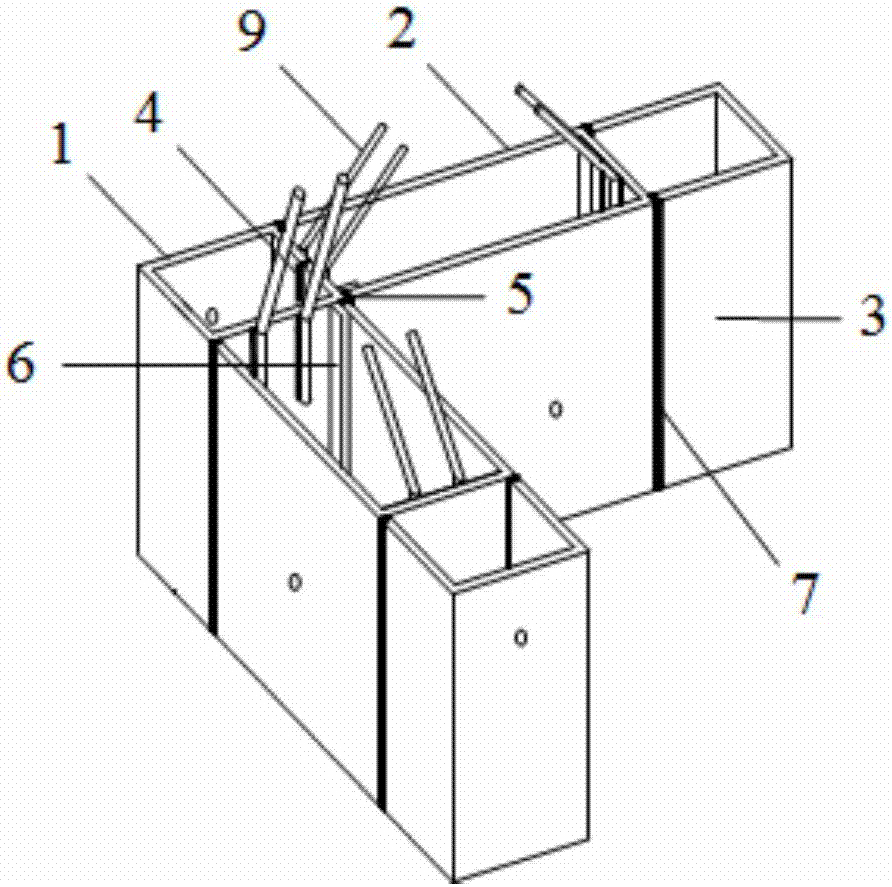 一种冷弯多腔钢管混凝土异形柱的对接方式的制作方法