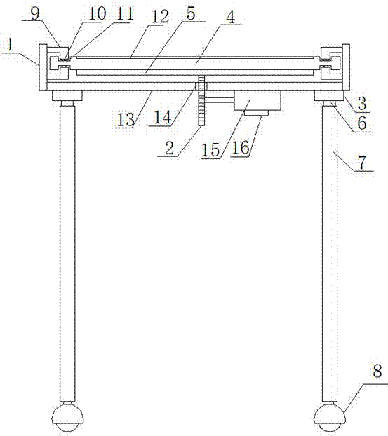 一种建筑钢构施工架的制作方法