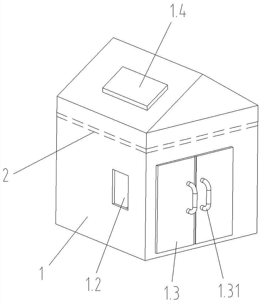 正压型防爆屋的制作方法