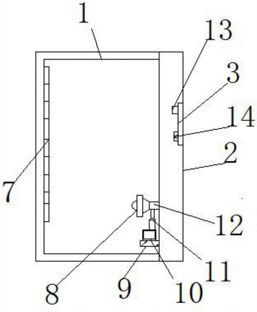 一种电气自动化控制柜显示装置的制作方法