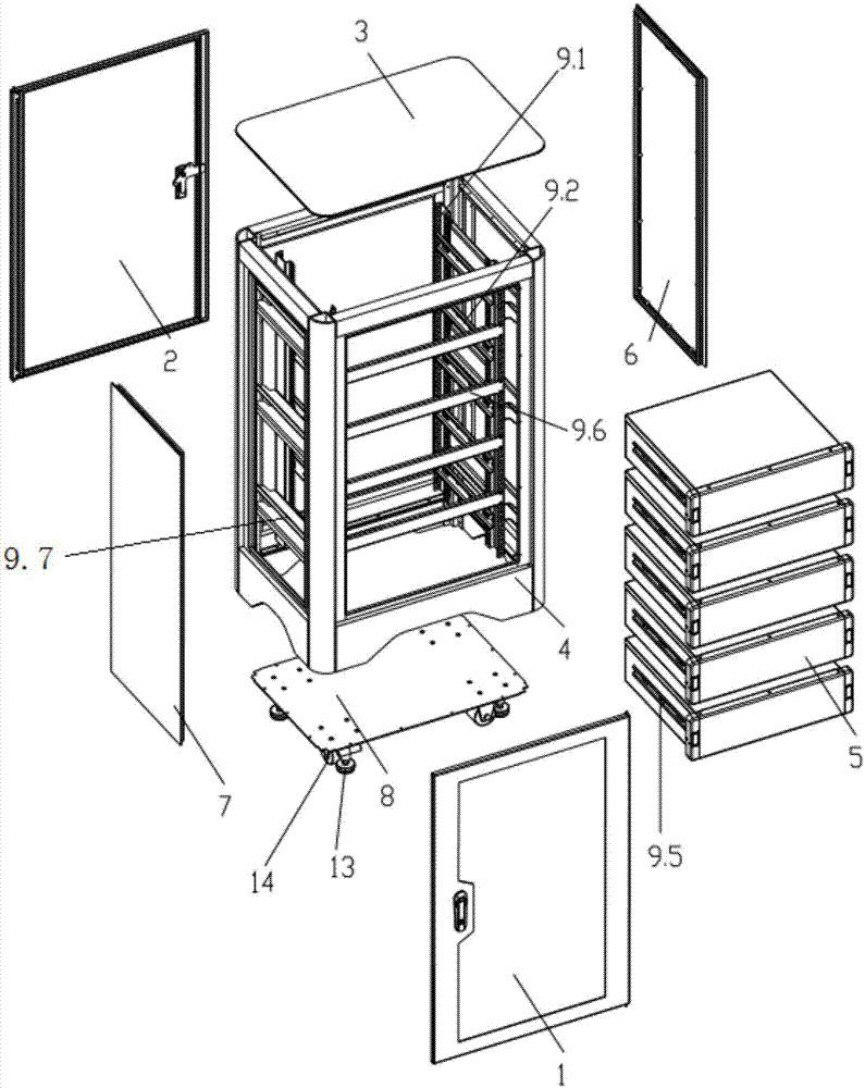 一种新型储电机柜的制作方法