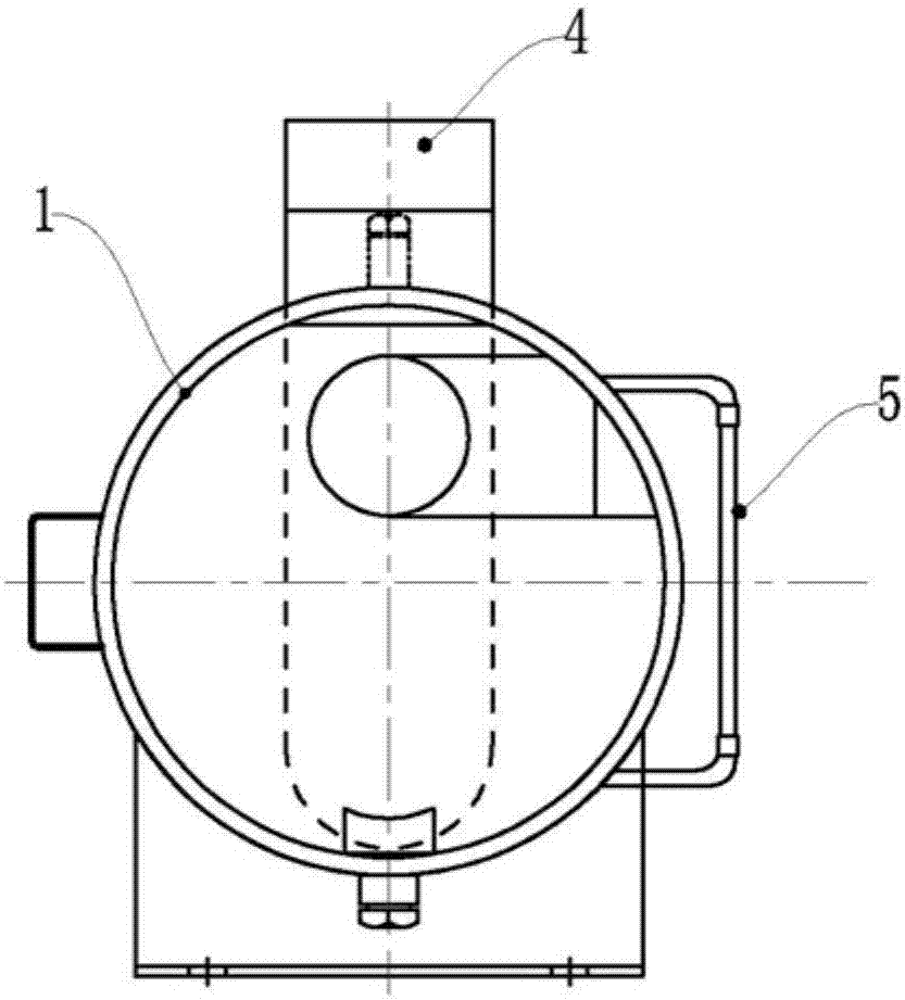 压缩机前风冷式热泵机组气液分离器的制作方法