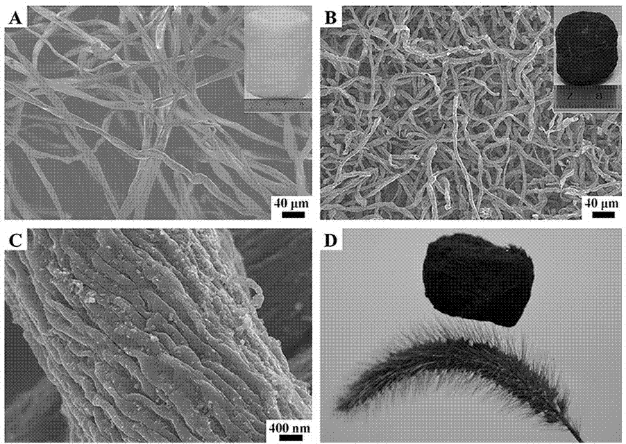 一种硒化钼纳米片/纤维基碳气凝胶复合材料及其制备方法与流程