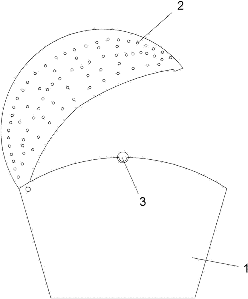 防风易放蚊香盘的制作方法