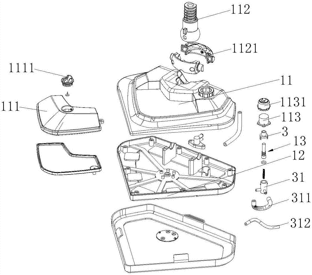 一种蒸汽拖把的制作方法