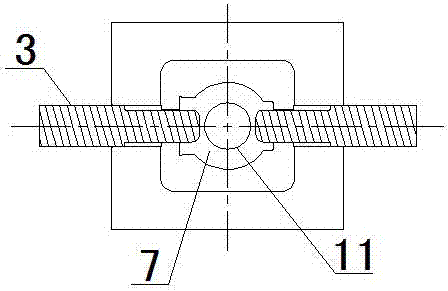 不等径三通阀体的成形模具的制作方法