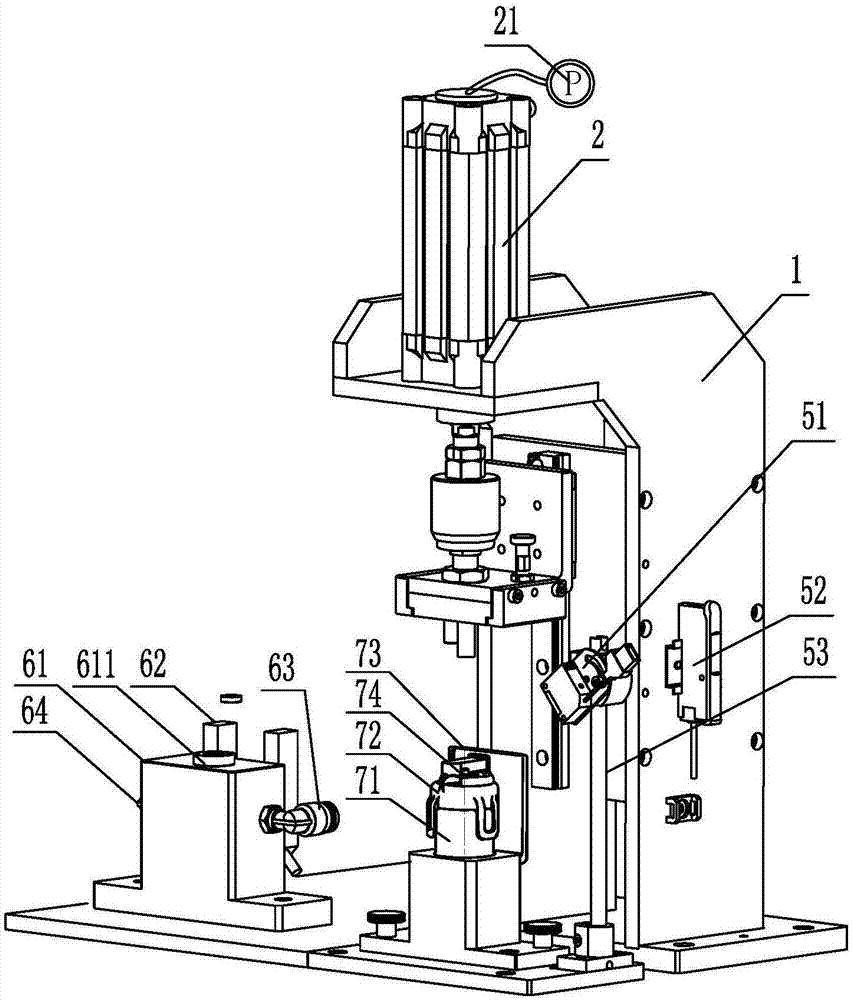 燃油泵泵芯组合件装配装置的制作方法