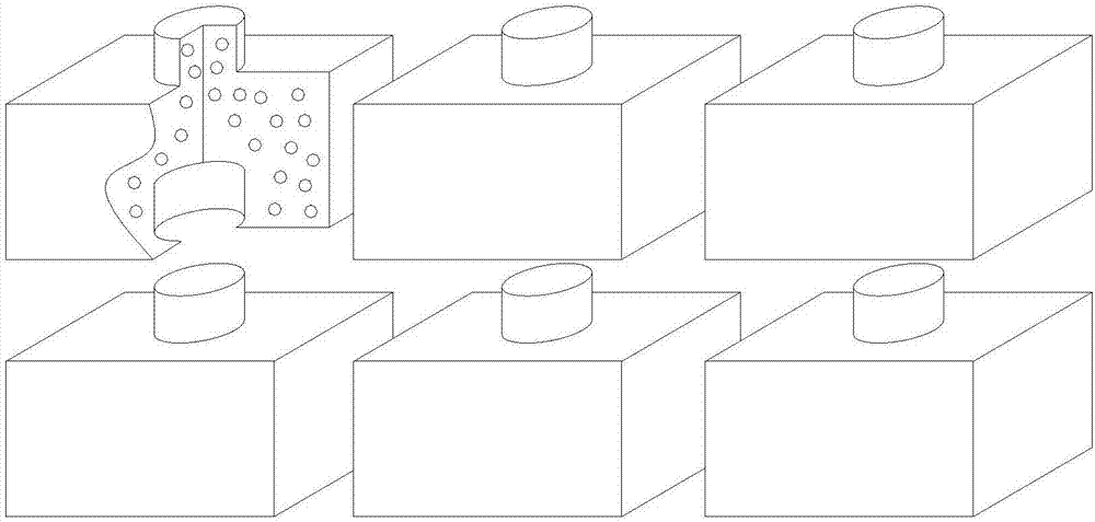 一种方便堆叠收放的方形焦炭砖的制作方法