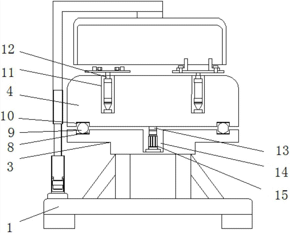 一种电路板测试治具的旋转工作台的制作方法