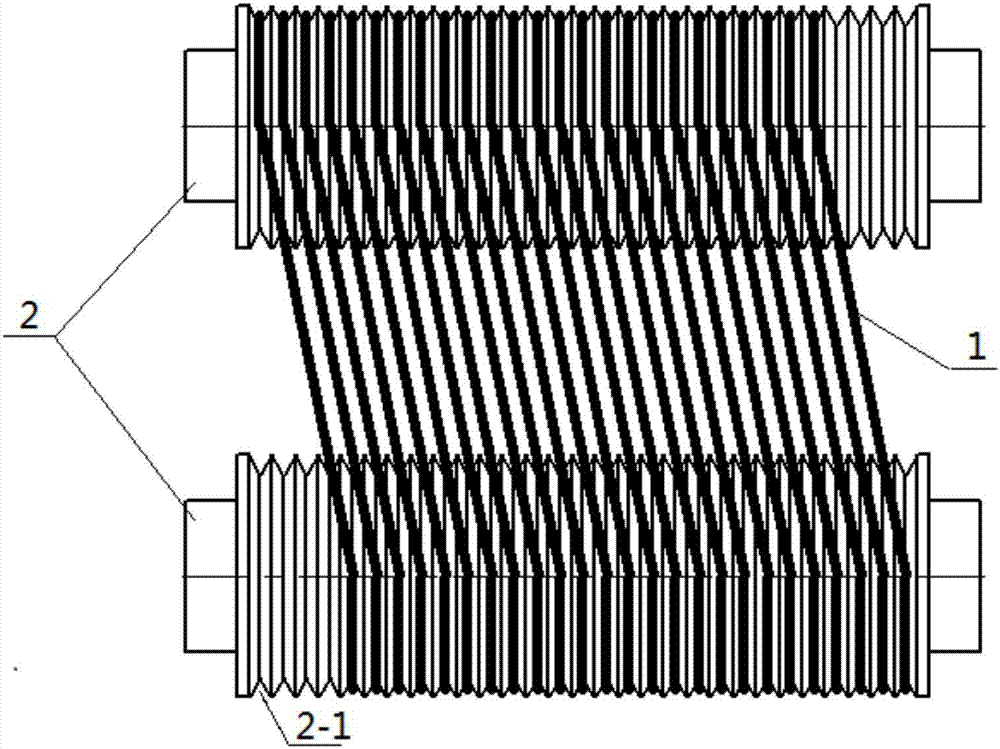 金刚线切割机床的线网结构的制作方法