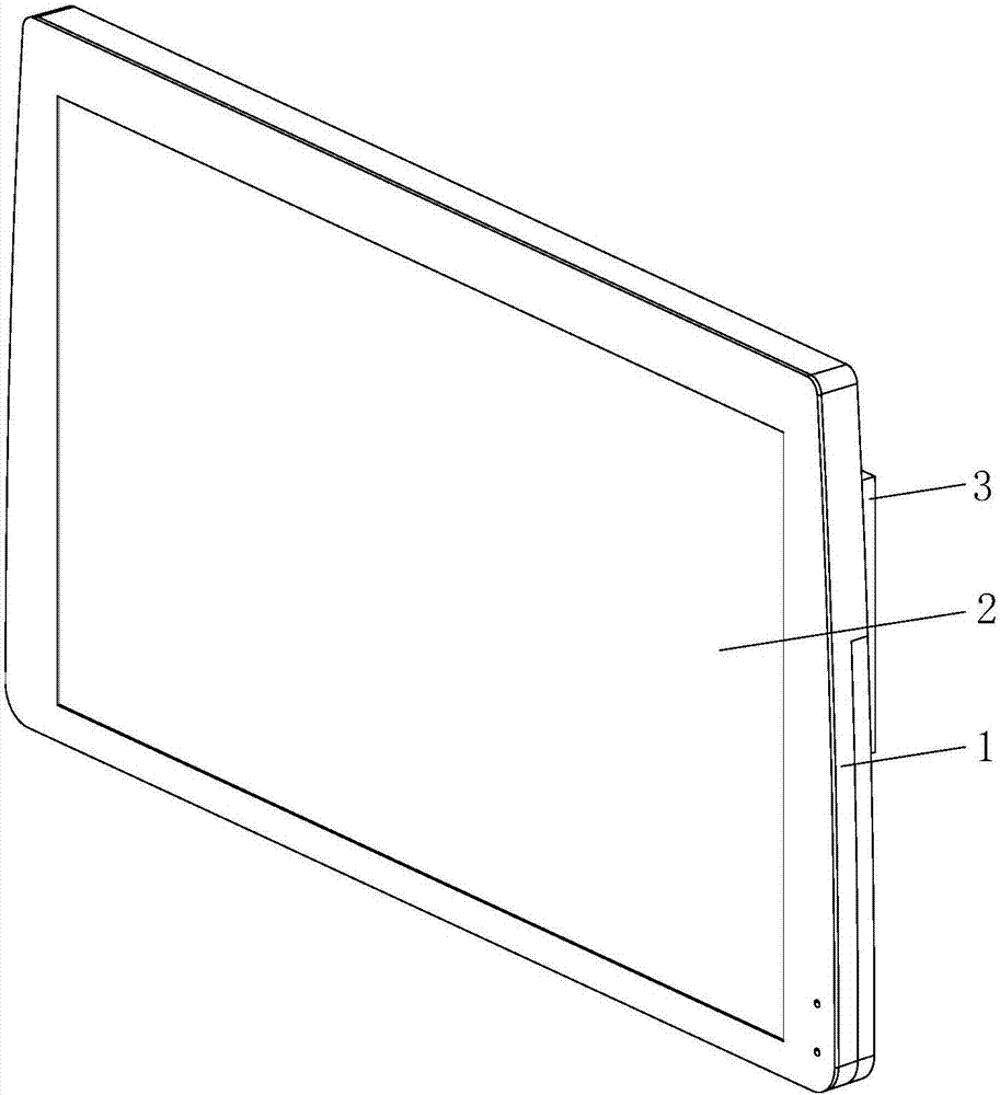 一种导航用屏幕框架结构的制作方法