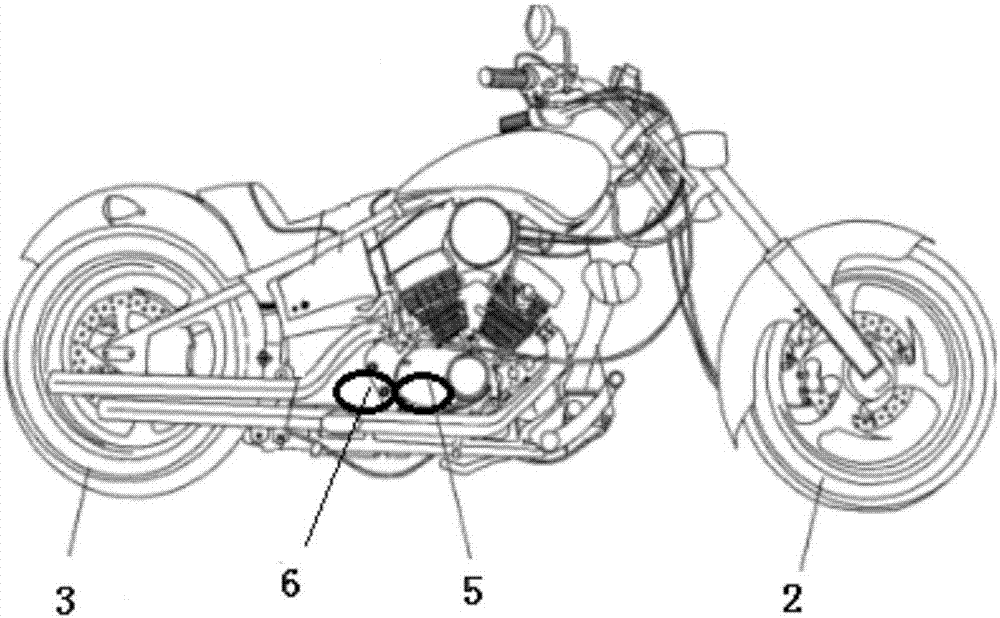 一种两轮双陀螺仪自平衡摩托车的制作方法