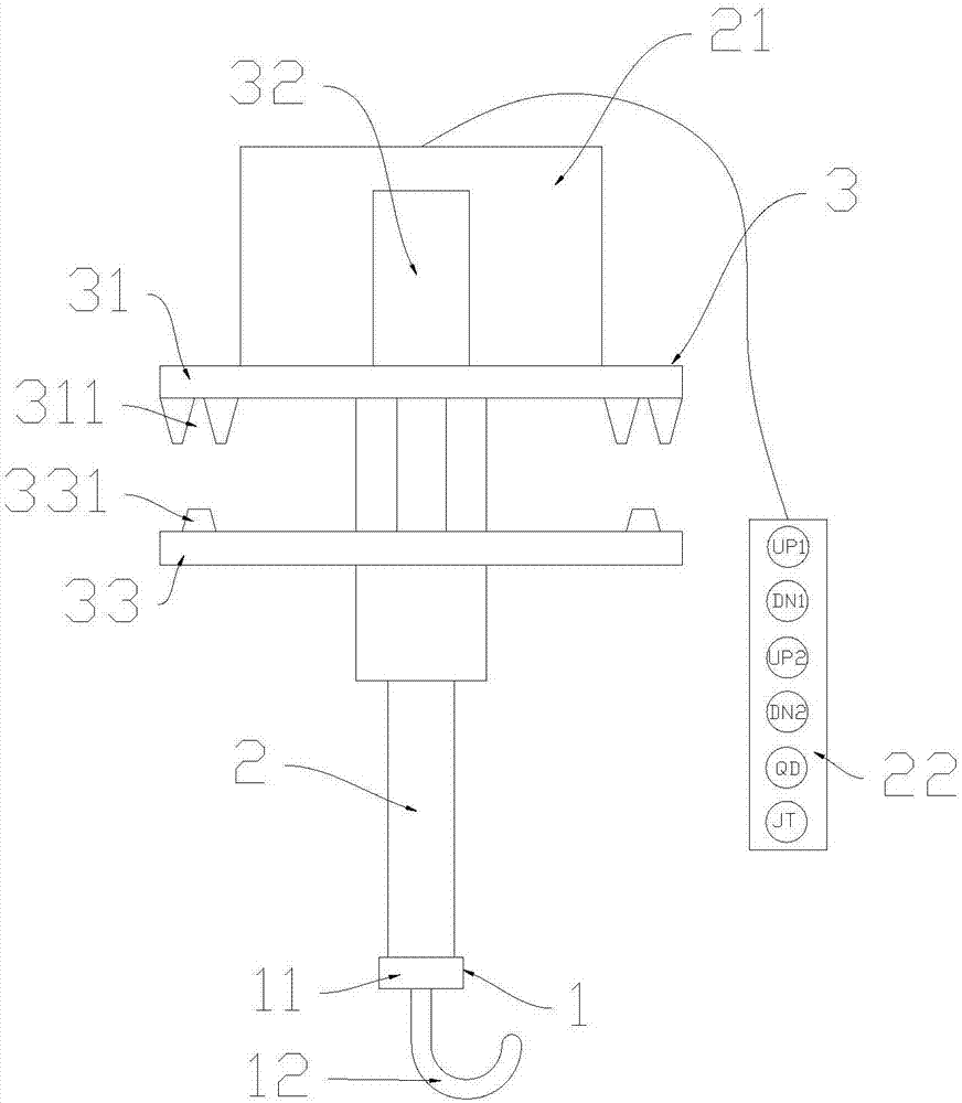 一种液压式架空接地线提升器的制作方法