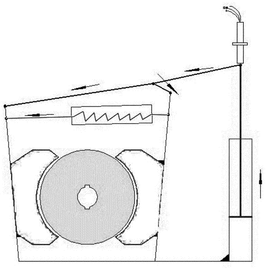 电液制动器抱闸双重保护装置的制作方法