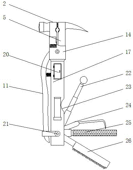 一种建筑工程用多功能锤的制作方法