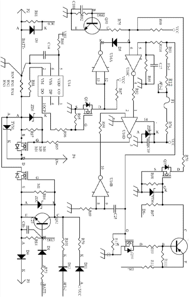 一种放电端防打火功能锂电保护板的制作方法