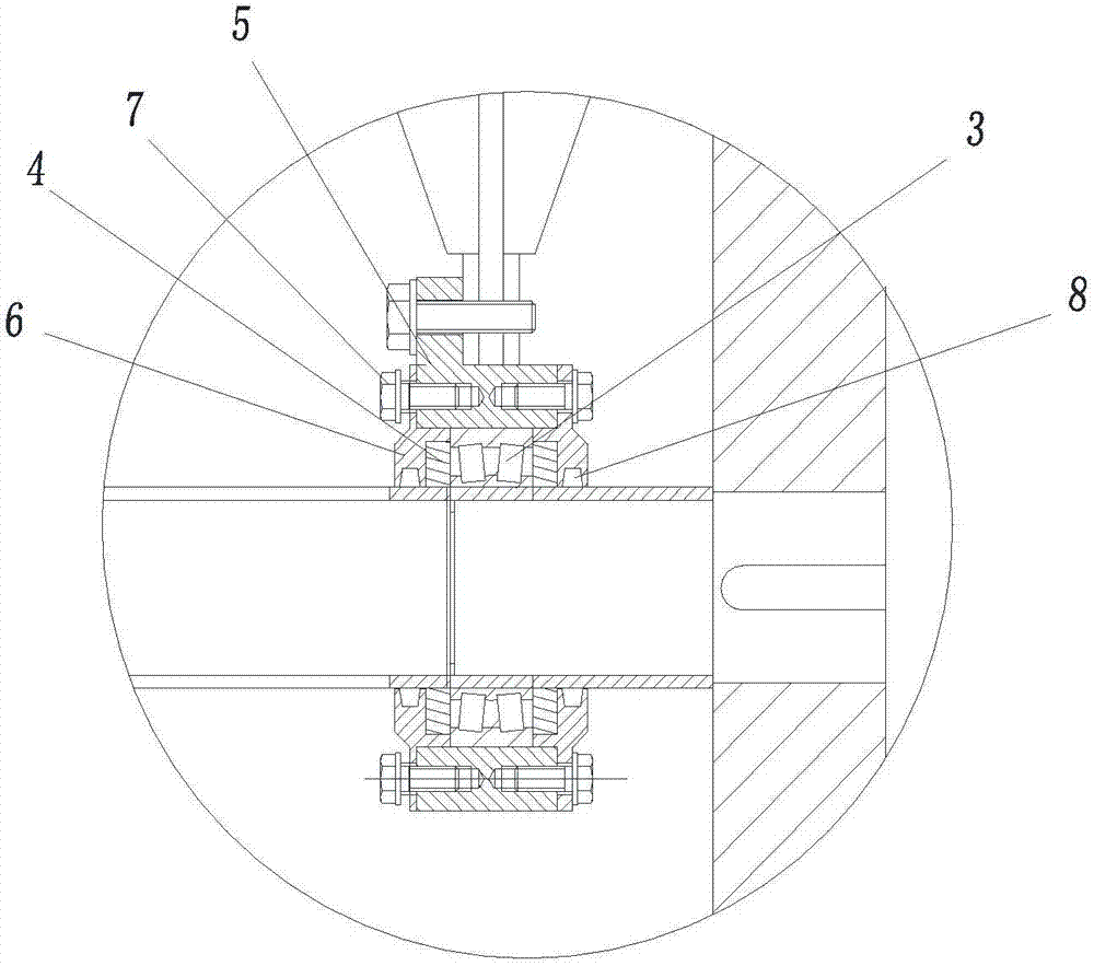 一种翻转式台车炉平行组轮的制作方法