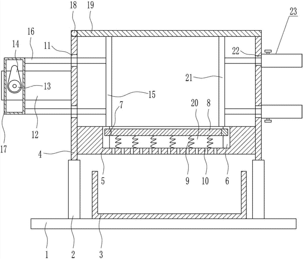 一种稀土废料回收打包用挤水装置的制作方法