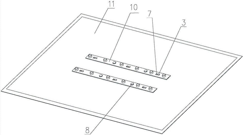 一种无螺丝的DLED液晶电视背光灯条固定结构的制作方法