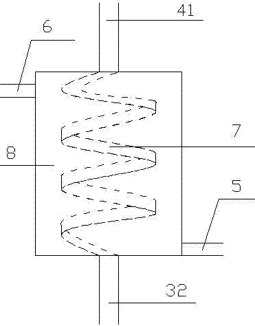 一种水冲泵冷却水外冷系统的制作方法