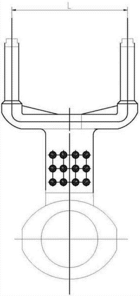 一种管母双T接双分裂导线金具的制作方法