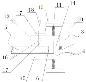 一种固定光伏板的防震式环形固定结构的制作方法