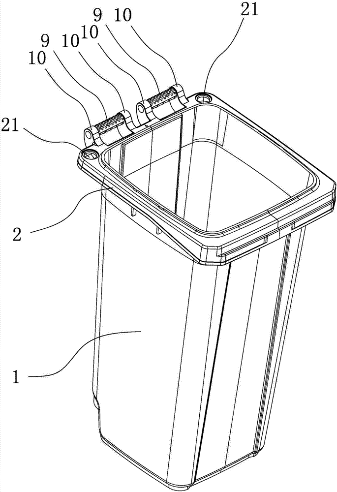 一种垃圾桶的制作方法