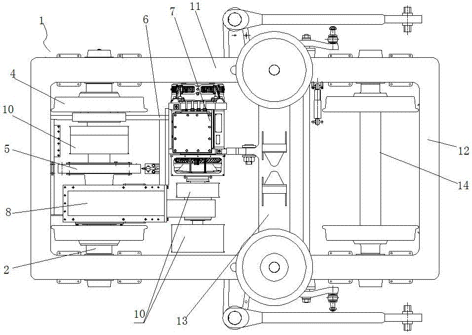 一种齿轨车转向架的制作方法