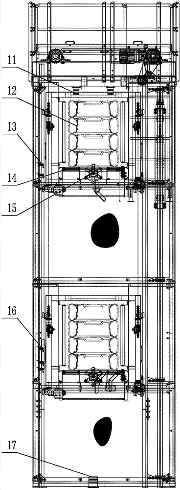 笼式辊道升降机的制作方法