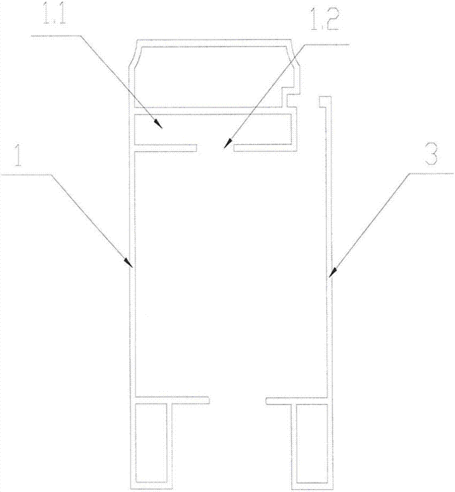 一种中空玻璃组件的型材连接结构的制作方法