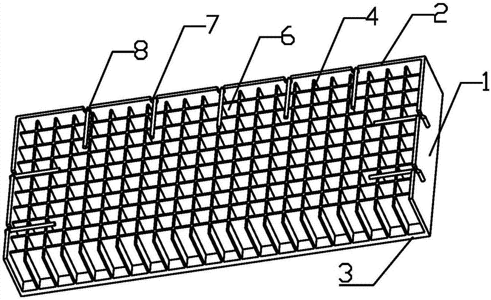 一种方形多腔钢板一混凝土组合楼板的制作方法