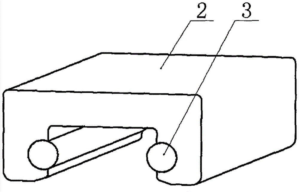码坯机专用带双轴直线导轨铝合金型材的制作方法