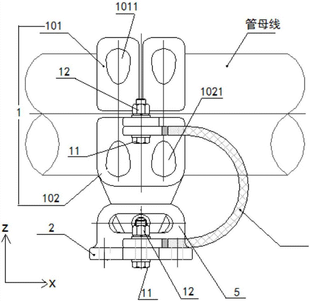 一种管母线固定金具的制作方法