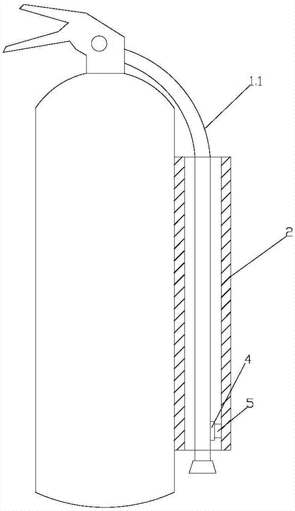 一种具有软管保护功能的灭火器的制作方法