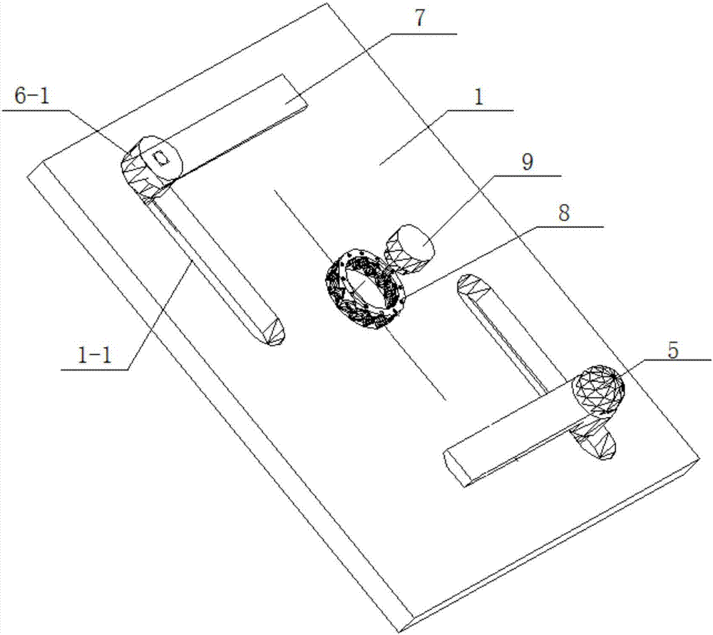 一种用于分离型轴承保持架气动标识的夹具的制作方法