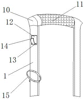 一种拉杆上可以挂水壶方便放雨伞的拉杆箱的制作方法