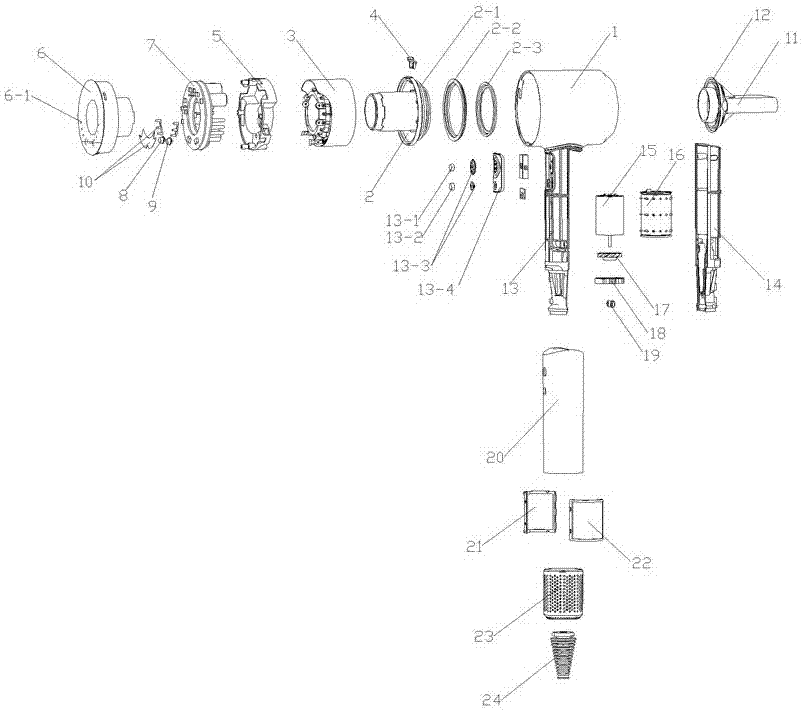 一种新型吹风机的制作方法