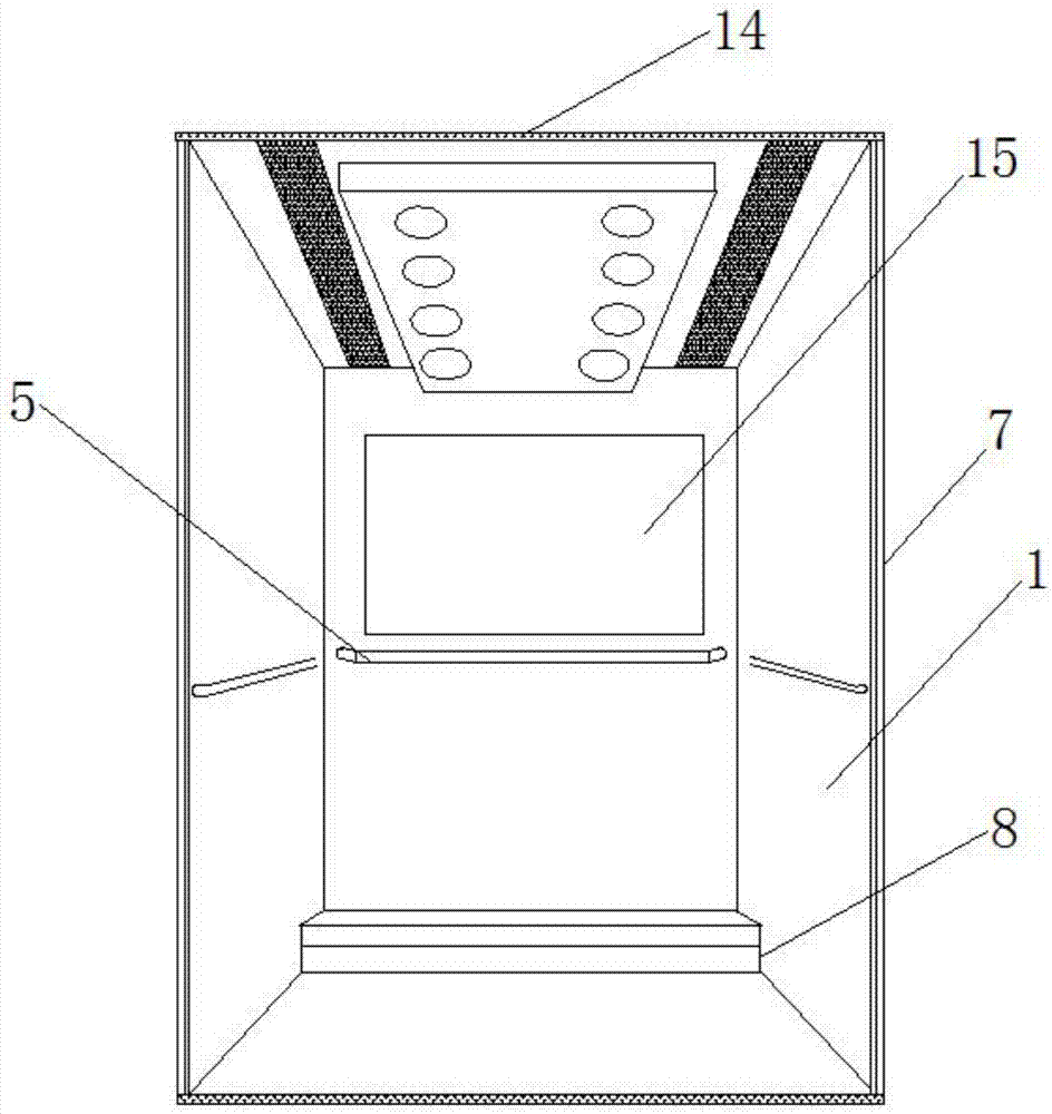 一种具有消毒和擦鞋功能的电梯的制作方法