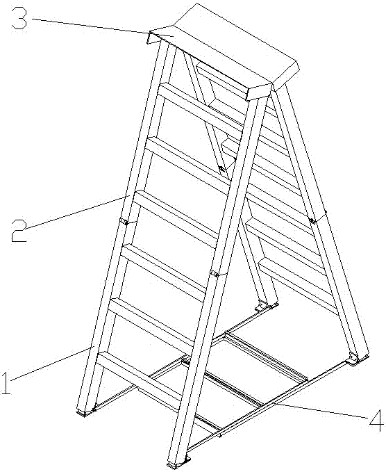 一种折叠梯的制作方法