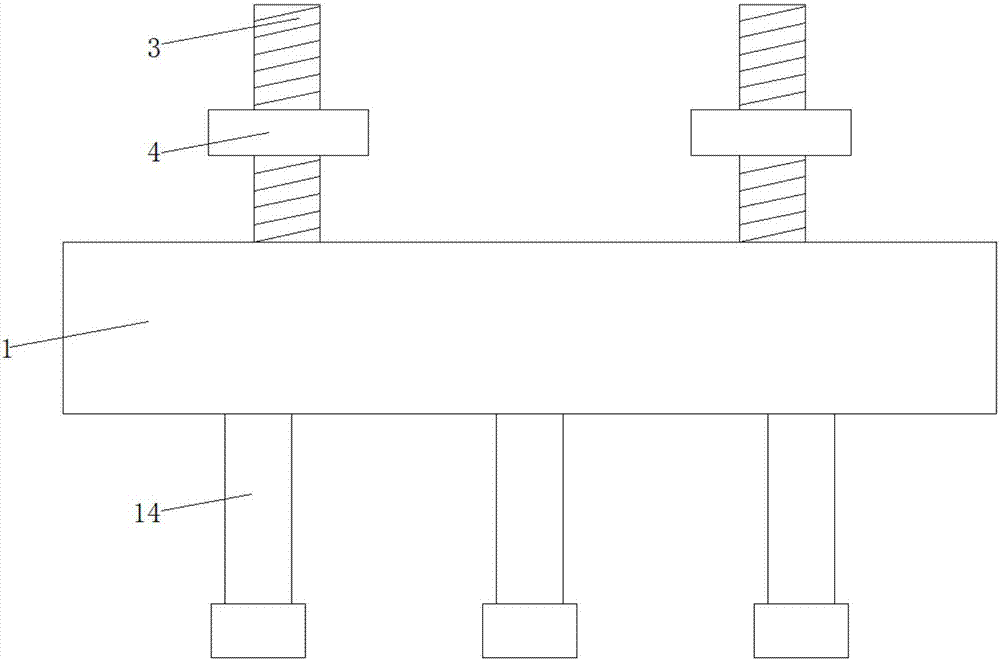 一种带有固定型螺柱的预埋槽钢的制作方法