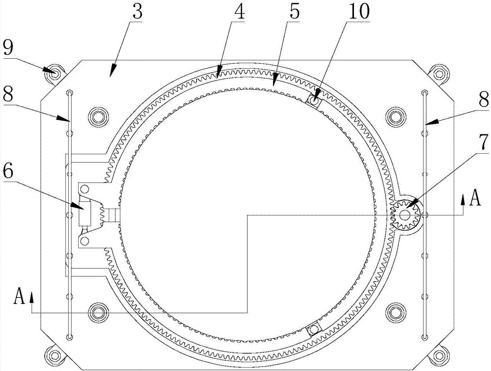 360°全回转圆形竖井摇管机及施工工法的制作方法