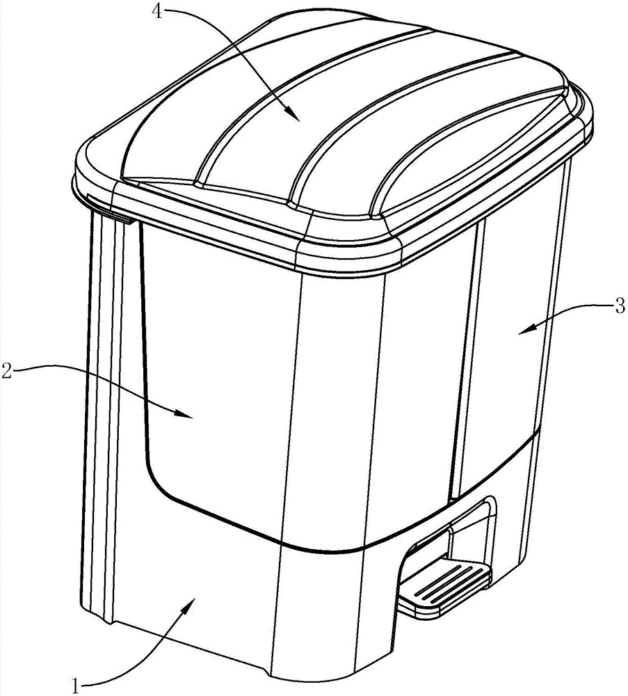 一种家用垃圾桶的制作方法