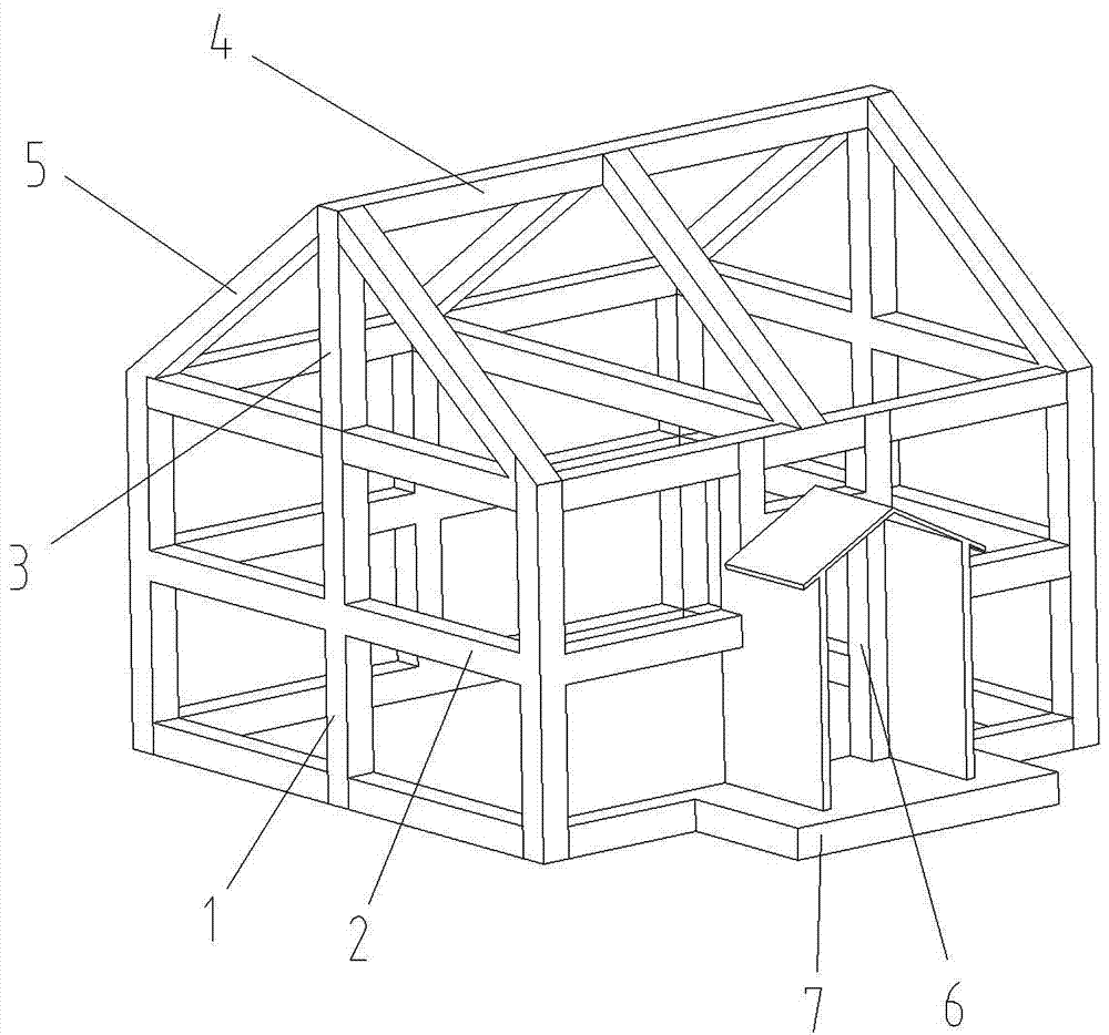 一种装配式木结构房屋的制作方法