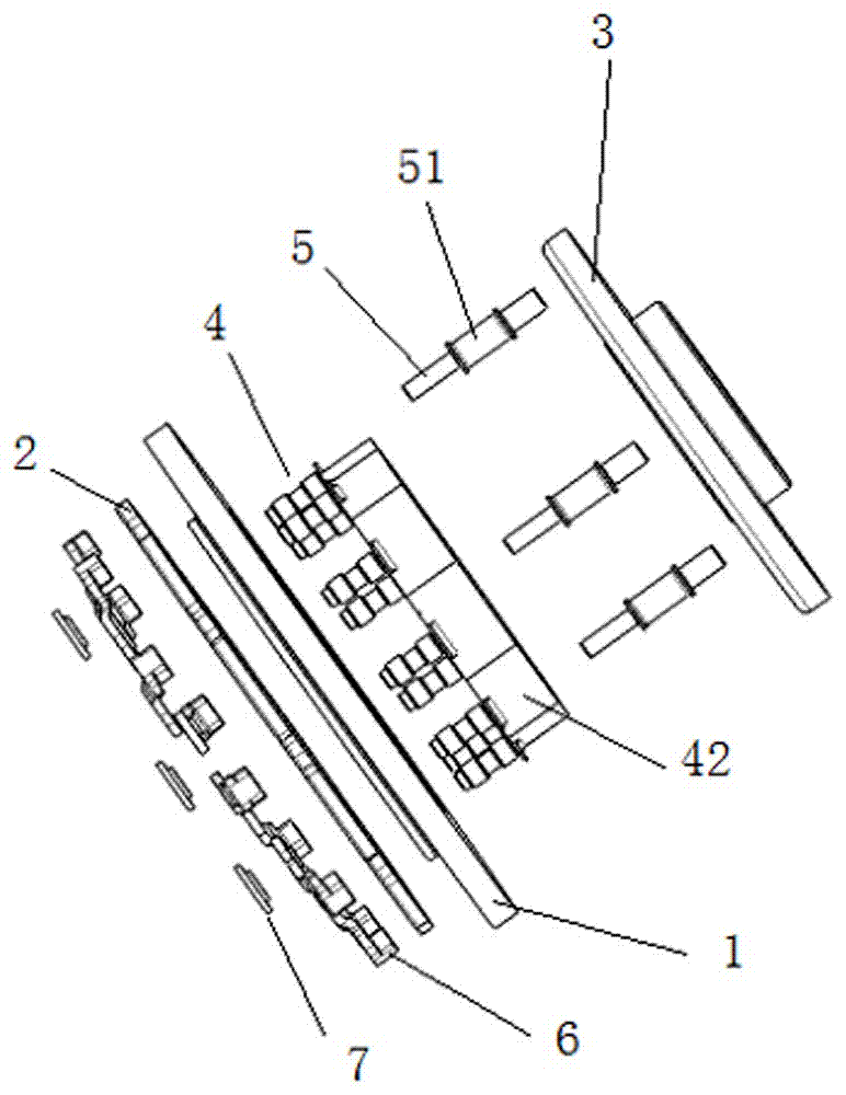 喷嘴组件同步环定位固构的制作方法