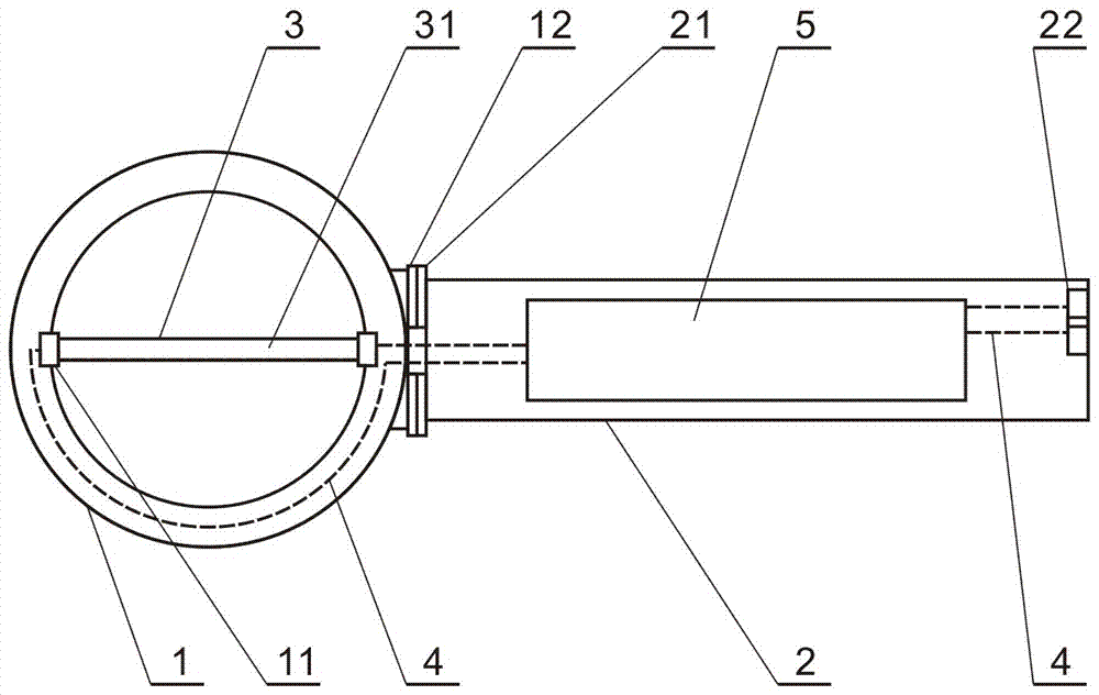一种内置液态金属柱的流量传感器的制作方法
