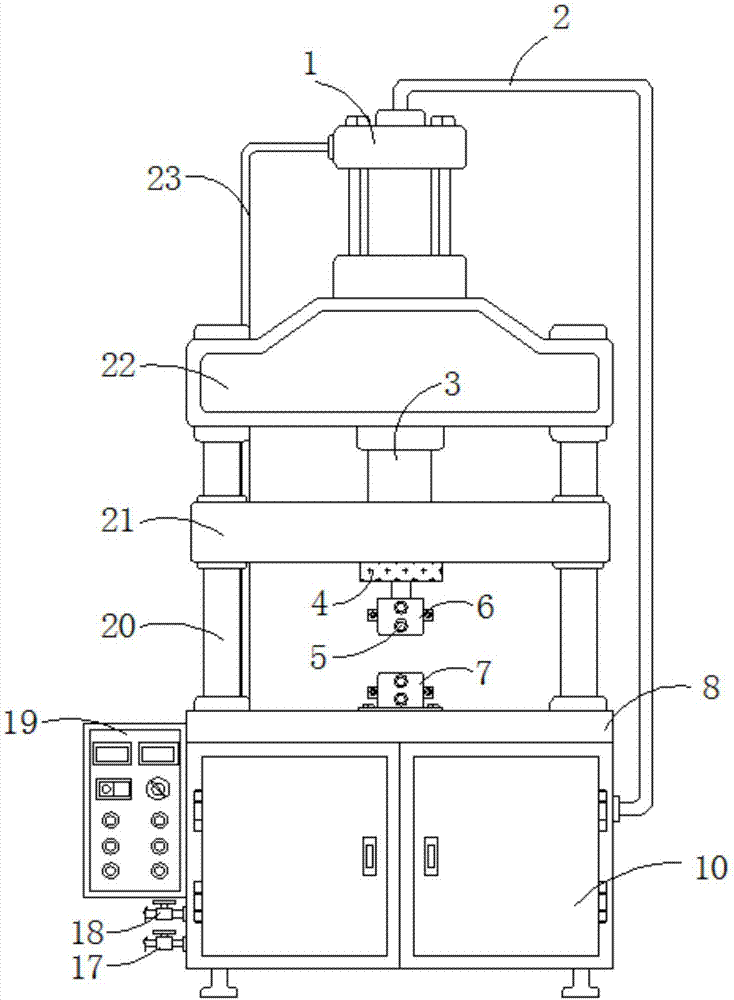 铜管产品抗拉检验装置的制作方法