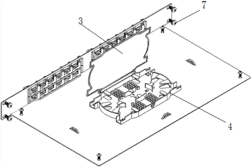 一种综合配线箱光纤改造组件的制作方法